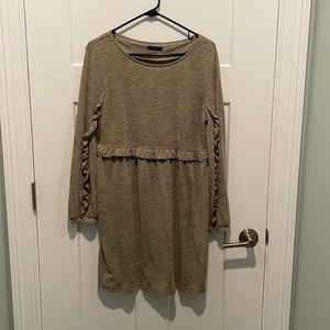 Reborn Dress, large, oatmeal